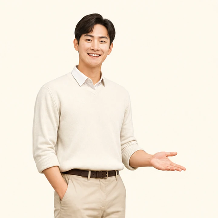 중고 경차 장기렌트 상담 신청을 안내하는 담당자